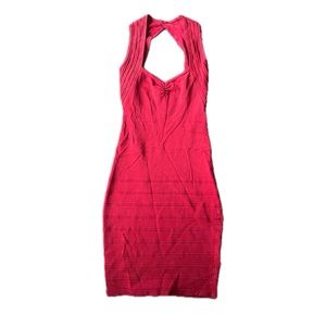 Red cocktail dress Marciano